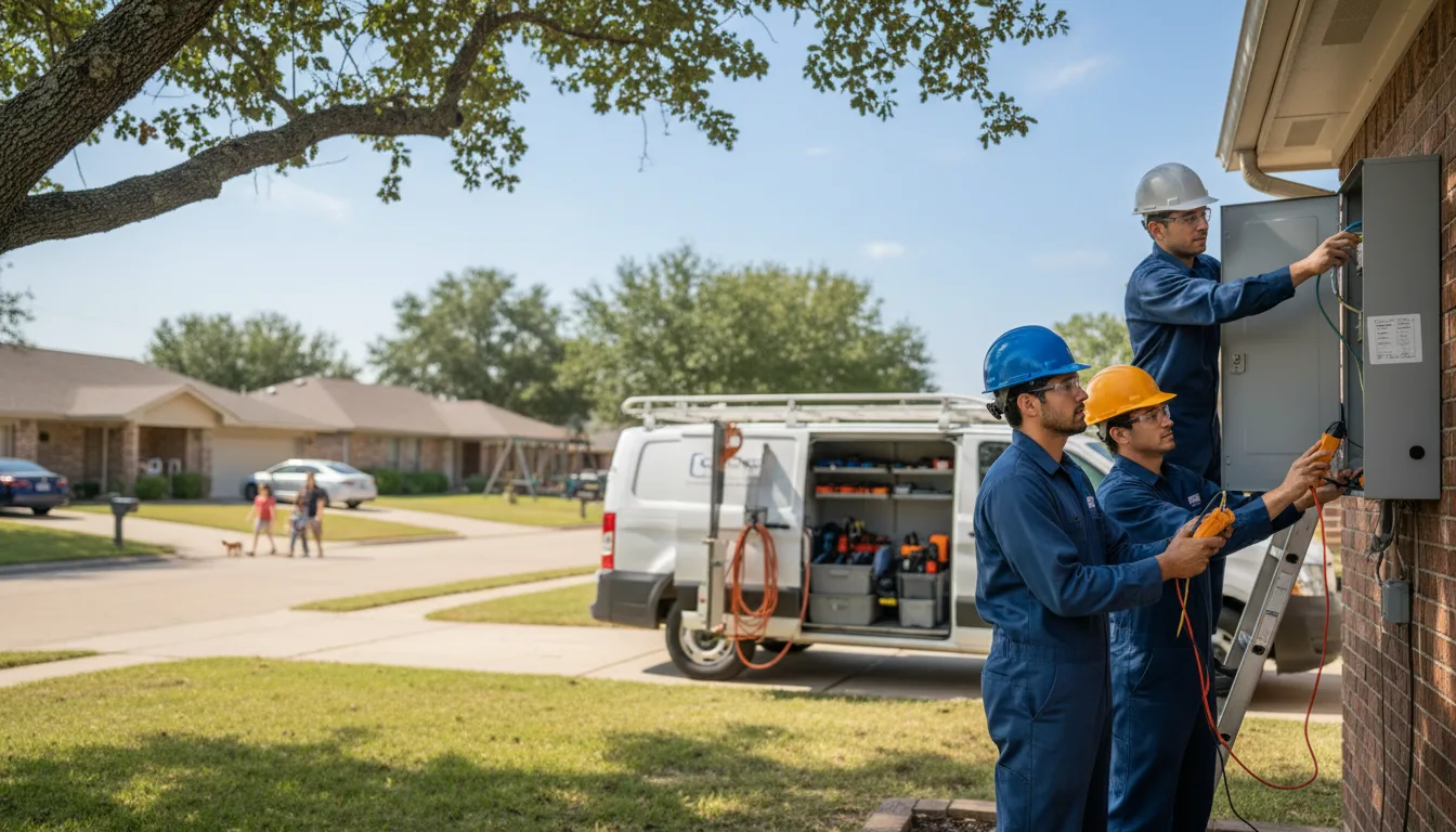 Certified electrician providing emergency electrical services in Glenview, KY